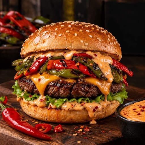 Head Shot Beef Burger